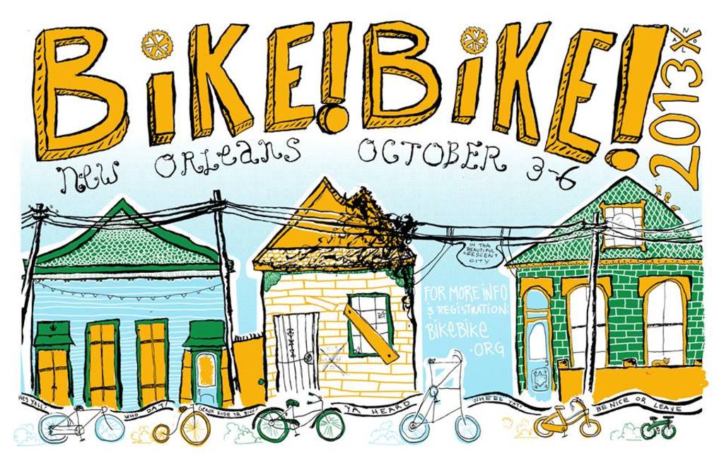Bike!Bike! 2013 - New Orleans póster